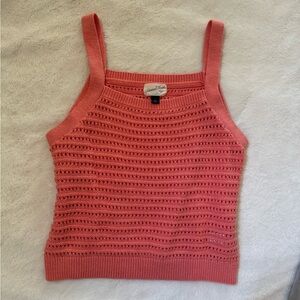 Sweater/knit tank top